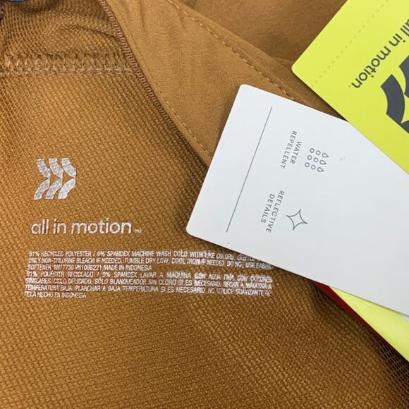 New All In Motion Mens 30 / 32 Water Repellant Reflective Detail Athletic Pants - Picture 5 of 5